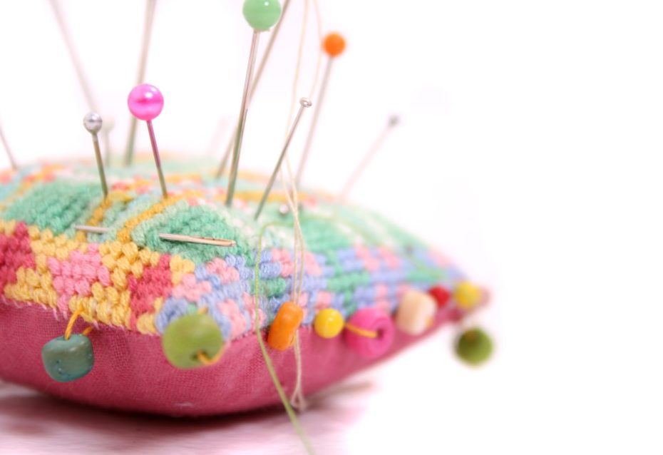 image of pin cushion to show that self storage is perfect for all types of hobbies